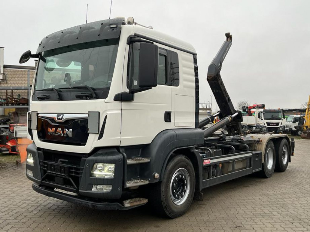 MAN MAN TG-S Abrollkipper 26.460 6x2-2 BL Meiller, Funk - Camión multibasculante: foto 1 MAN MAN TG-S Abrollkipper 26.460 6x2-2 BL Meiller, Funk - Camión multibasculante: foto 1
