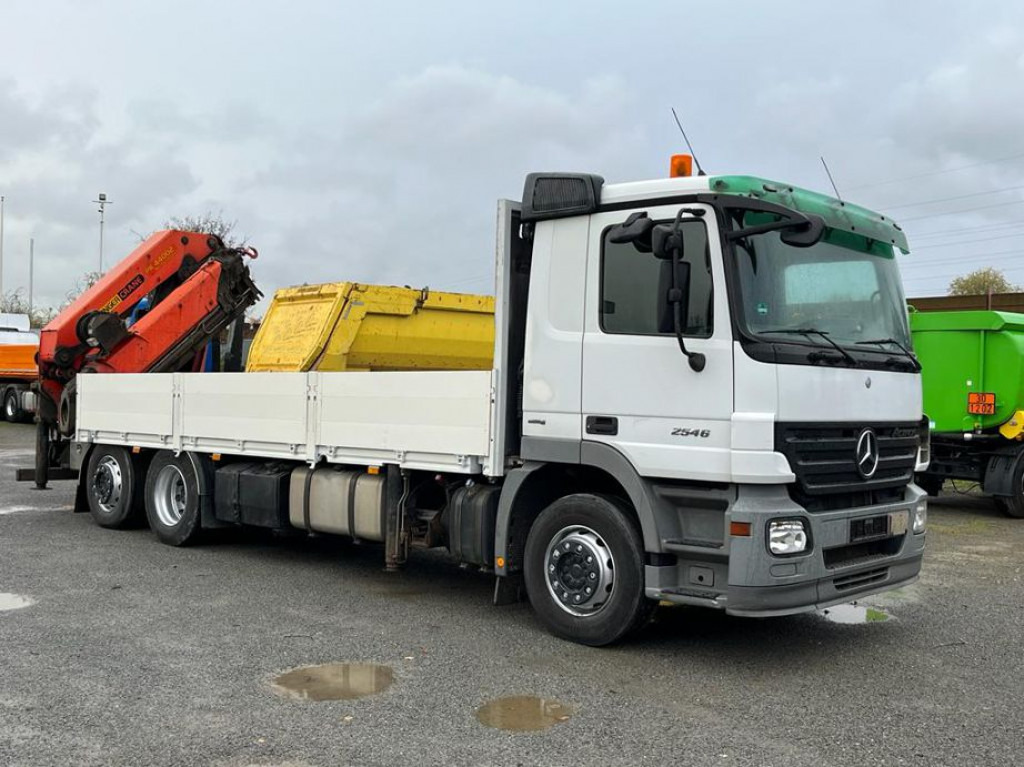 Camión caja abierta, Camión grúa MERCEDES-BENZ Actros 2546 L 6x2  Pritsche Heckkran Palfinger PK 44.002+Winde: foto 7 Camión caja abierta, Camión grúa MERCEDES-BENZ Actros 2546 L 6x2  Pritsche Heckkran Palfinger PK 44.002+Winde: foto 7