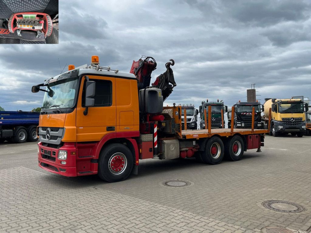 Mercedes-Benz Actros 2646 L 6x4 Pritsche Kran Fassi 450 45m/t Mercedes-Benz Actros 2646 L 6x4 Pritsche Kran Fassi 450 45m/t - Camión grúa, Camión caja abierta: foto 3 Mercedes-Benz Actros 2646 L 6x4 Pritsche Kran Fassi 450 45m/t Mercedes-Benz Actros 2646 L 6x4 Pritsche Kran Fassi 450 45m/t - Camión grúa, Camión caja abierta: foto 3