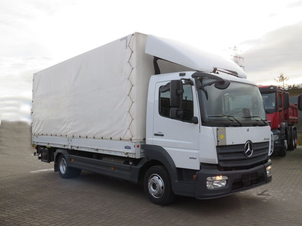 Mercedes-Benz Atego 818 L Pritsche LBW LBW 1 to AHK+Luftans - Furgoneta con caja de lona: foto 2 Mercedes-Benz Atego 818 L Pritsche LBW LBW 1 to AHK+Luftans - Furgoneta con caja de lona: foto 2
