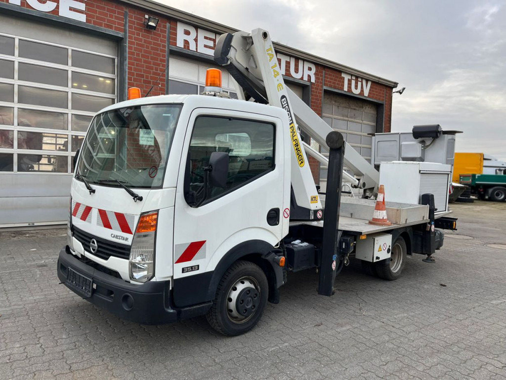 NISSAN (E) Cabstar 35.13 Hubarbeitsbühne Palfinger 14mtr - Camión con plataforma elevadora: foto 1 NISSAN (E) Cabstar 35.13 Hubarbeitsbühne Palfinger 14mtr - Camión con plataforma elevadora: foto 1