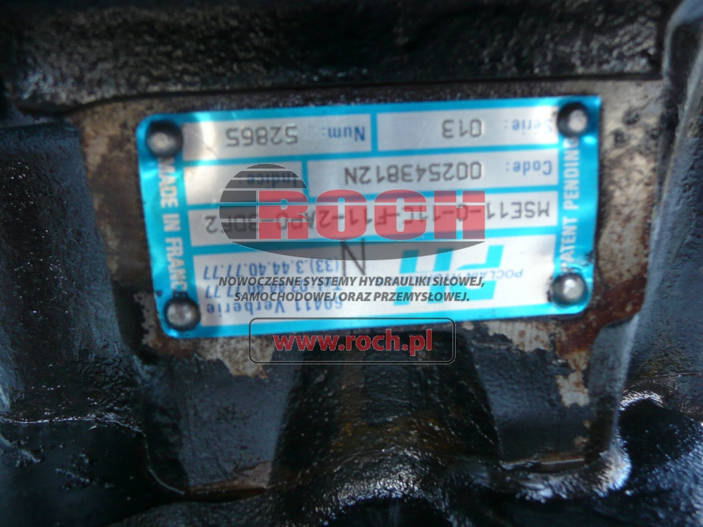 POCLAIN MSE11-0-11C-F11-2APO-3DF2 002543812N - Motor hidráulico: foto 1 POCLAIN MSE11-0-11C-F11-2APO-3DF2 002543812N - Motor hidráulico: foto 1