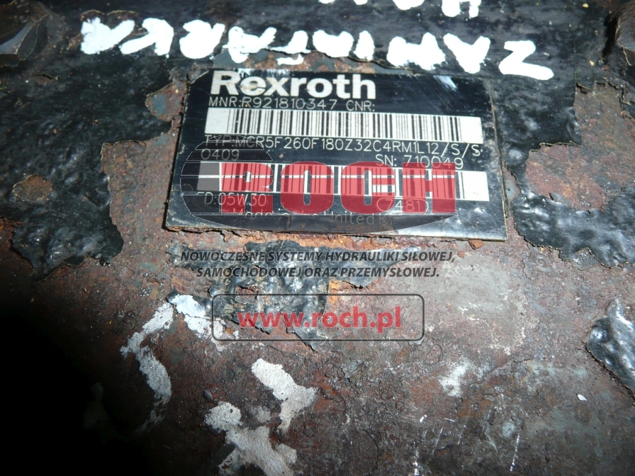 REXROTH MCR5F260F180Z32C4RM1L12/S/S 0409 - Motor hidráulico para Vehículo municipal: foto 2 REXROTH MCR5F260F180Z32C4RM1L12/S/S 0409 - Motor hidráulico para Vehículo municipal: foto 2