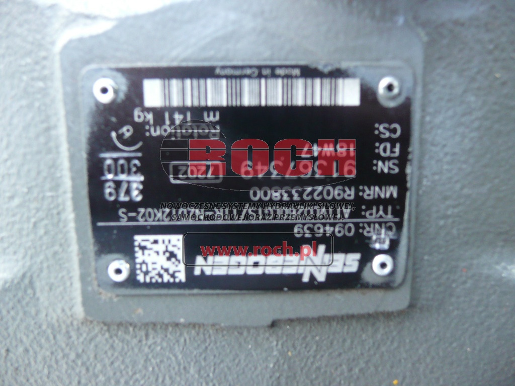 SENNEBOGEN A11VLO260LG1S/11R-NZD12K02-S 094639 + DC0S8902 ALDCO S8902AL + DC0S7532+ 2ALDC0S7532  ALDC0S7 - Bomba hidráulica: foto 1 SENNEBOGEN A11VLO260LG1S/11R-NZD12K02-S 094639 + DC0S8902 ALDCO S8902AL + DC0S7532+ 2ALDC0S7532  ALDC0S7 - Bomba hidráulica: foto 1