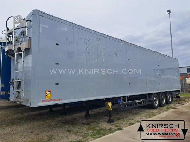 Schwarzmüller Schubboden 91 cbm, Rollplane - Semirremolque piso movil: foto 1 Schwarzmüller Schubboden 91 cbm, Rollplane - Semirremolque piso movil: foto 1