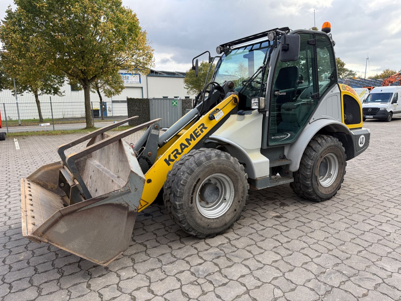 Kramer 8085 Ecospeed, Bj. 16, 3700 BH, Schaufel, Gabel - Cargadora de ruedas: foto 1 Kramer 8085 Ecospeed, Bj. 16, 3700 BH, Schaufel, Gabel - Cargadora de ruedas: foto 1