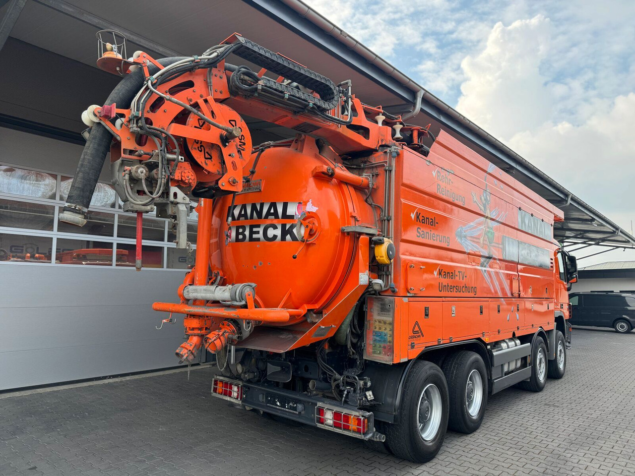 Mercedes-Benz ACTROS 4148 8x4 Kanalreiniger & Wasserrückgewinn - Limpieza de alcantarillado: foto 4 Mercedes-Benz ACTROS 4148 8x4 Kanalreiniger & Wasserrückgewinn - Limpieza de alcantarillado: foto 4