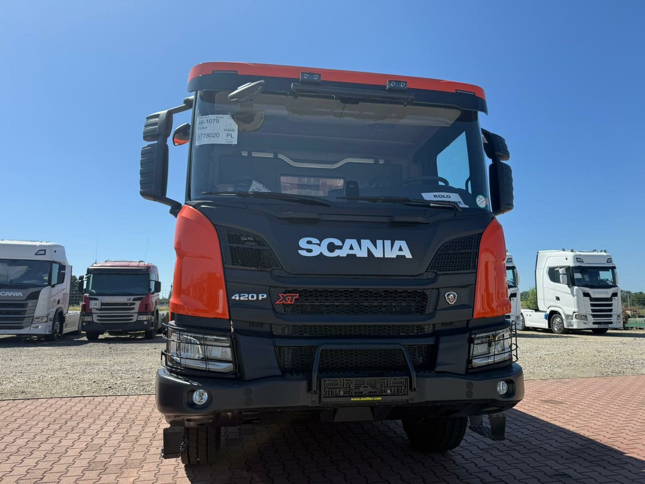 Scania P 420 8x4 Kipper Meiller Euro 6 - Camión portacontenedor de cadenas: foto 4 Scania P 420 8x4 Kipper Meiller Euro 6 - Camión portacontenedor de cadenas: foto 4