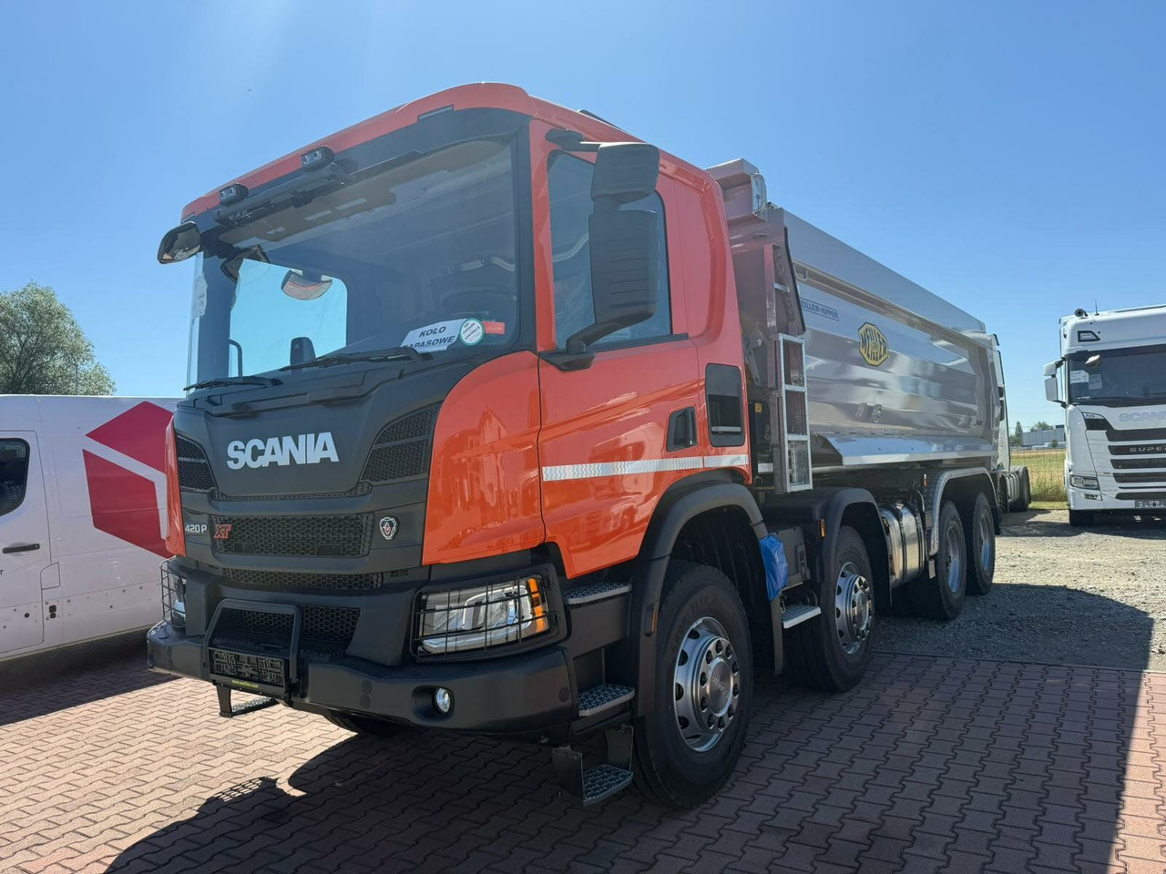 Scania P 420 8x4 Kipper Meiller Euro 6 - Camión portacontenedor de cadenas: foto 3 Scania P 420 8x4 Kipper Meiller Euro 6 - Camión portacontenedor de cadenas: foto 3