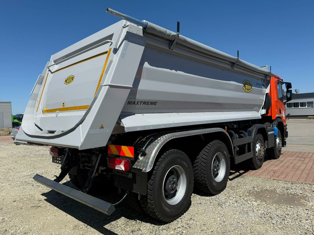 Scania P 420 8x4 Kipper Meiller Euro 6 - Camión portacontenedor de cadenas: foto 5 Scania P 420 8x4 Kipper Meiller Euro 6 - Camión portacontenedor de cadenas: foto 5