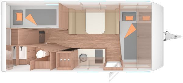 Weinsberg CaraCito 500 QDK Leichter Hagel Dach - Caravana: foto 2 Weinsberg CaraCito 500 QDK Leichter Hagel Dach - Caravana: foto 2