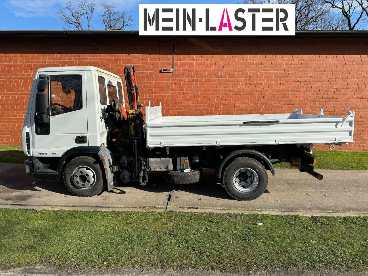 Iveco ML75E16 3 S-Kipper Kran PK 9,4m-550 kg Greifer - Volquete furgoneta: foto 5 Iveco ML75E16 3 S-Kipper Kran PK 9,4m-550 kg Greifer - Volquete furgoneta: foto 5