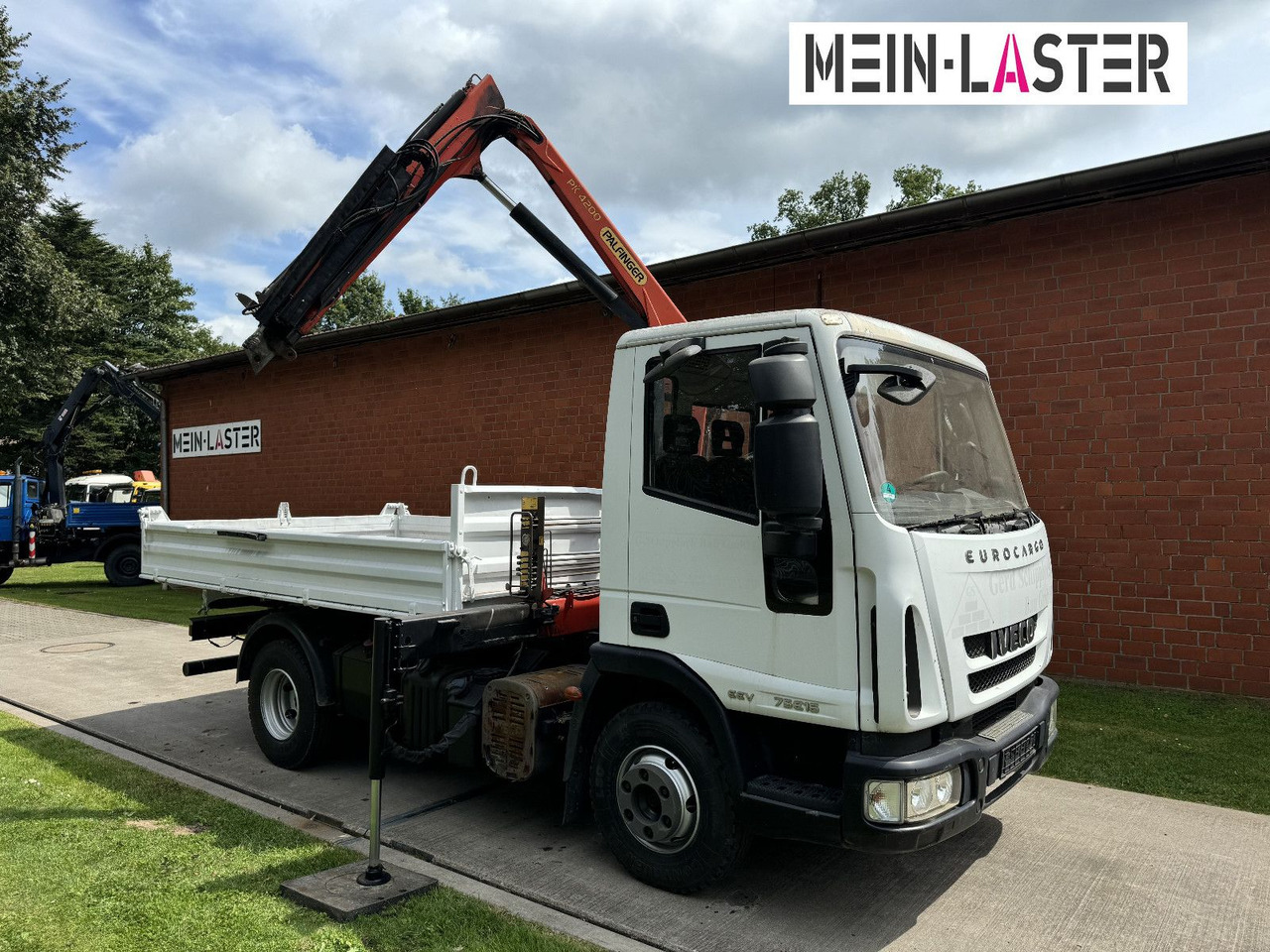 Volquete furgoneta Iveco ML75E16 3 S-Kipper Kran PK  9,4m-550 kg Greifer: foto 16