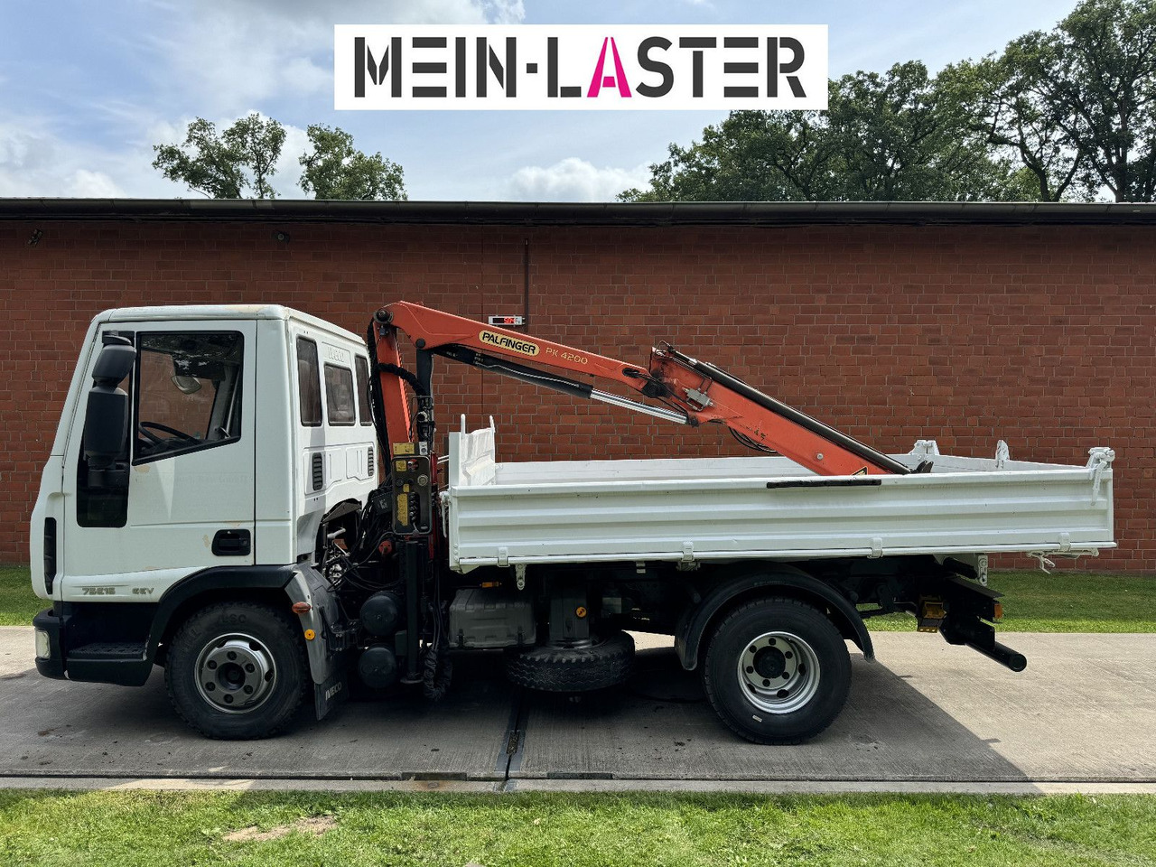 Volquete furgoneta Iveco ML75E16 3 S-Kipper Kran PK  9,4m-550 kg Greifer: foto 9
