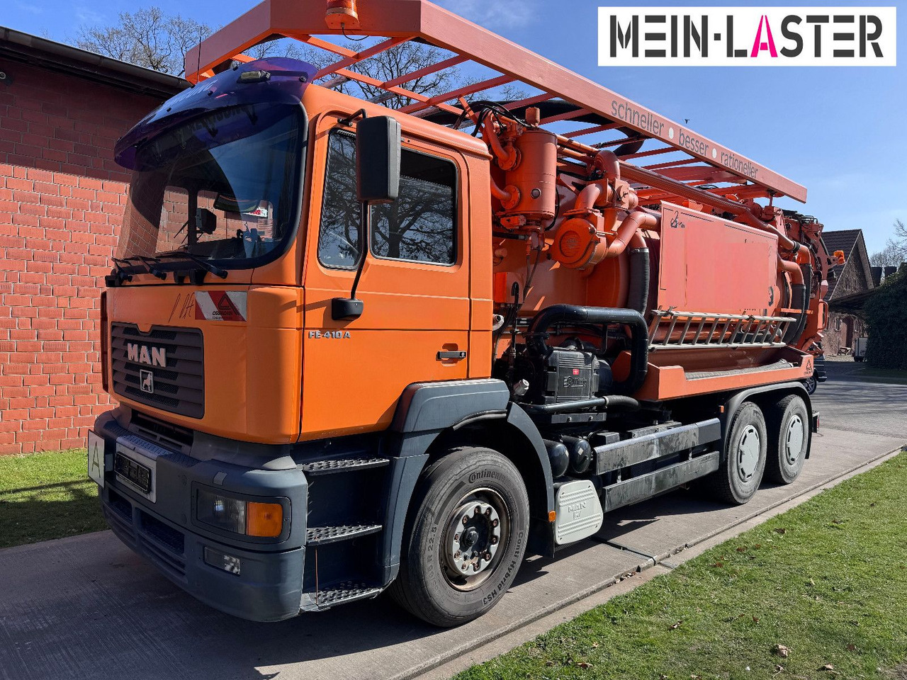 MAN FE 410 Assmann Saug HD Spüler Recycling +  FB. - Limpieza de alcantarillado: foto 3 MAN FE 410 Assmann Saug HD Spüler Recycling +  FB. - Limpieza de alcantarillado: foto 3