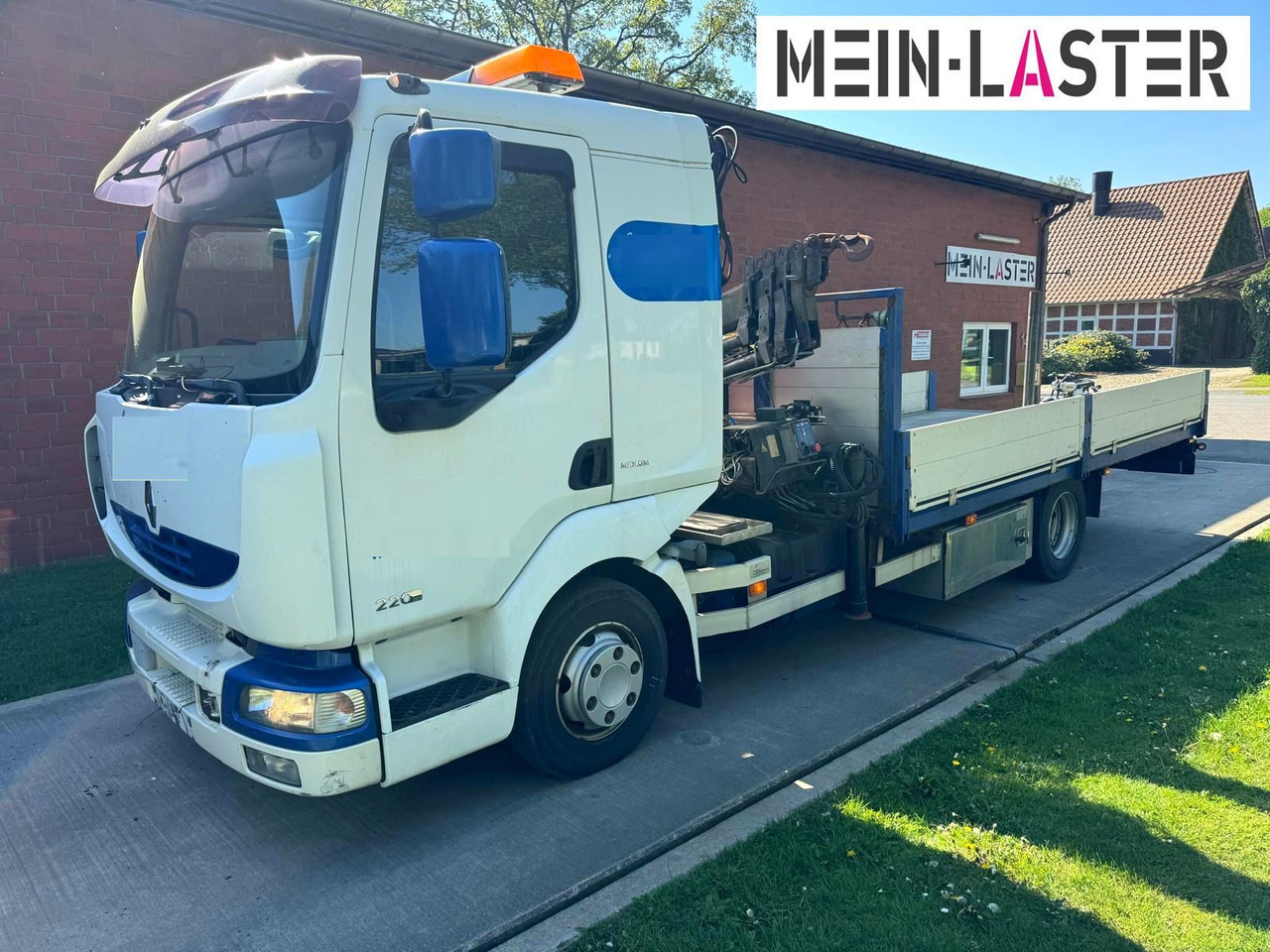 Renault Midlum 220 HMF 683 K4 15m-400 Kg Funk Seilwinde - Camión grúa: foto 2 Renault Midlum 220 HMF 683 K4 15m-400 Kg Funk Seilwinde - Camión grúa: foto 2
