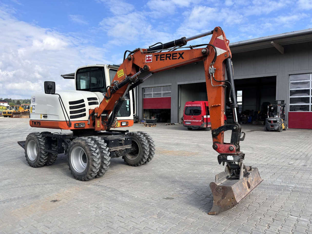 Terex TW 75 - Excavadora de ruedas: foto 2 Terex TW 75 - Excavadora de ruedas: foto 2
