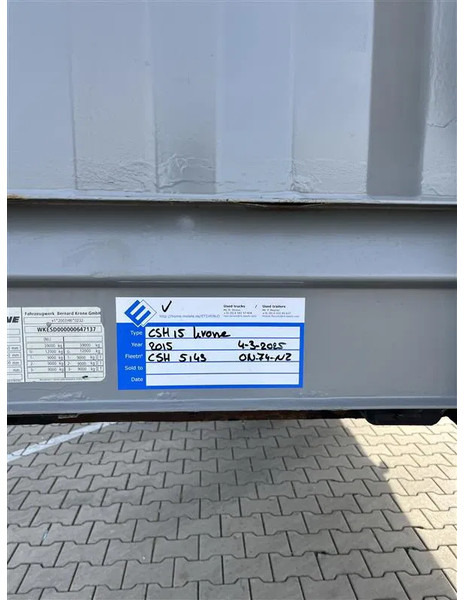 Krone 100x 2015 XL MEGA P400 HUCKEPACK - Semirremolque caja cerrada: foto 2 Krone 100x 2015 XL MEGA P400 HUCKEPACK - Semirremolque caja cerrada: foto 2