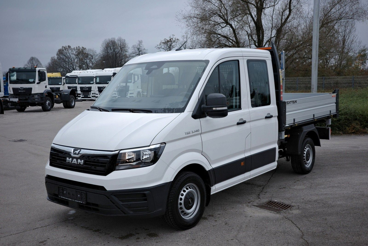 MAN TGE 3.140 L4 DoKa (3+4) 3-Seiten-Kipper - Volquete furgoneta, Furgoneta combi: foto 1 MAN TGE 3.140 L4 DoKa (3+4) 3-Seiten-Kipper - Volquete furgoneta, Furgoneta combi: foto 1