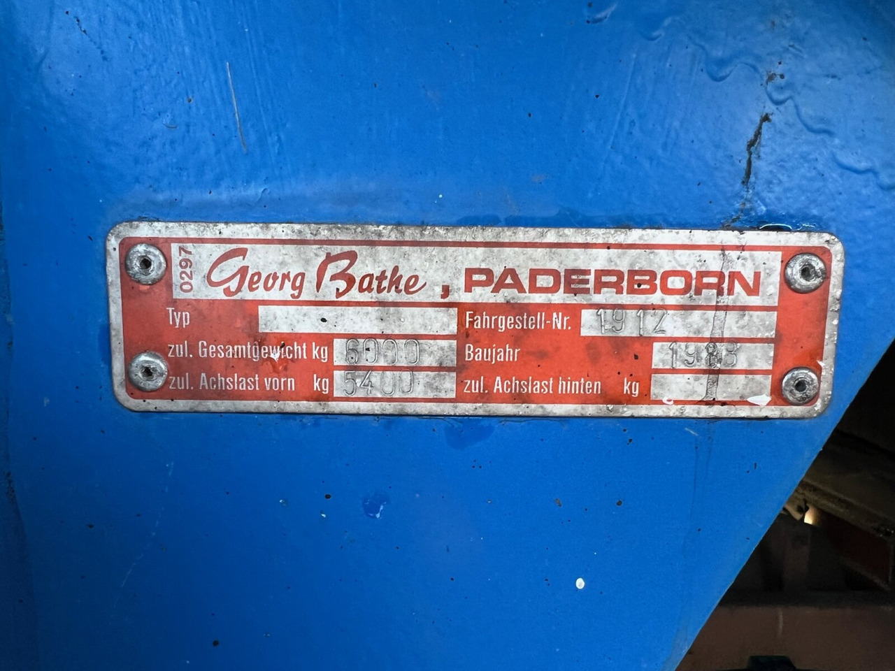 Asphaltkocher Bathe Asphaltkocher ca. 4m³, 4x VORHANDEN! - Construcción de carreteras, Remolque: foto 3 Asphaltkocher Bathe Asphaltkocher ca. 4m³, 4x VORHANDEN! - Construcción de carreteras, Remolque: foto 3