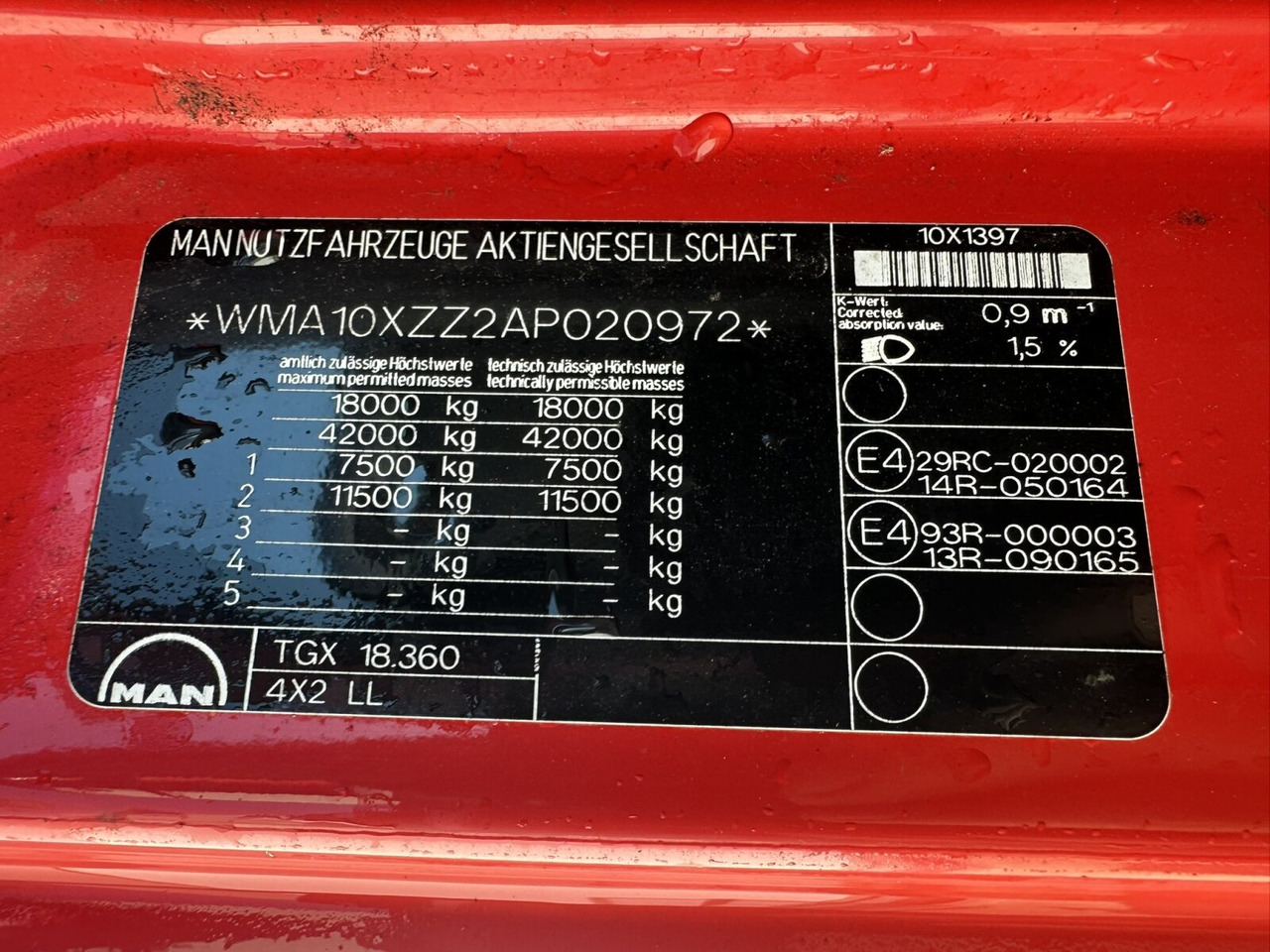 MAN TGX 18.360 4X2 LL TGX 18.360 4X2 LL, Fahrschule - Camión: foto 3 MAN TGX 18.360 4X2 LL TGX 18.360 4X2 LL, Fahrschule - Camión: foto 3