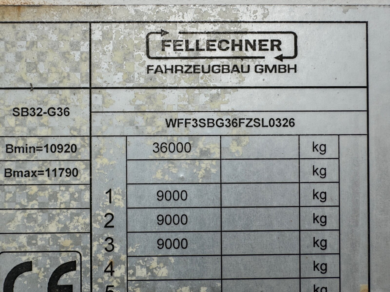 Fellechner SB32-G36 Fellechner SB32-G36, ausziehbar um 1,5m - Semirremolque plataforma/ Caja abierta: foto 5 Fellechner SB32-G36 Fellechner SB32-G36, ausziehbar um 1,5m - Semirremolque plataforma/ Caja abierta: foto 5