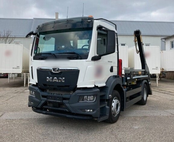 MAN TGS 18.430 4x2 BL TGS 18.430 4x2 BL, Tele-Absetzer, Funk - Camión portacontenedor de cadenas: foto 4 MAN TGS 18.430 4x2 BL TGS 18.430 4x2 BL, Tele-Absetzer, Funk - Camión portacontenedor de cadenas: foto 4