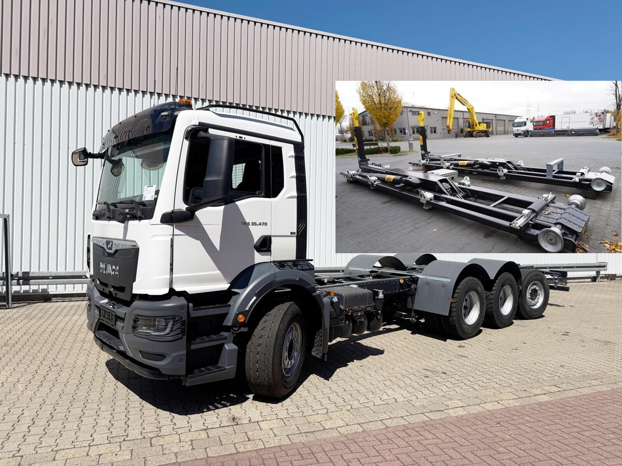 MAN TGS 35.470 8x4-4 BL TGS 35.470 8x4-4 BL, Lenk-/Liftachse, Navi, Motorabtrieb - Camión multibasculante: foto 1 MAN TGS 35.470 8x4-4 BL TGS 35.470 8x4-4 BL, Lenk-/Liftachse, Navi, Motorabtrieb - Camión multibasculante: foto 1