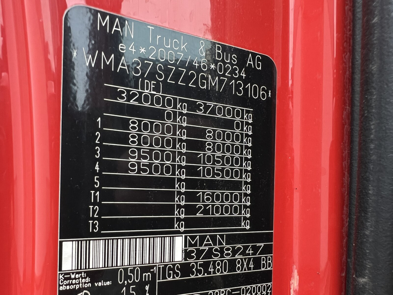 Leasing de MAN TGS 35.480 8X4 BB TGS 35.480 8X4 BB, Intarder, Navi MAN TGS 35.480 8X4 BB TGS 35.480 8X4 BB, Intarder, Navi: foto 6