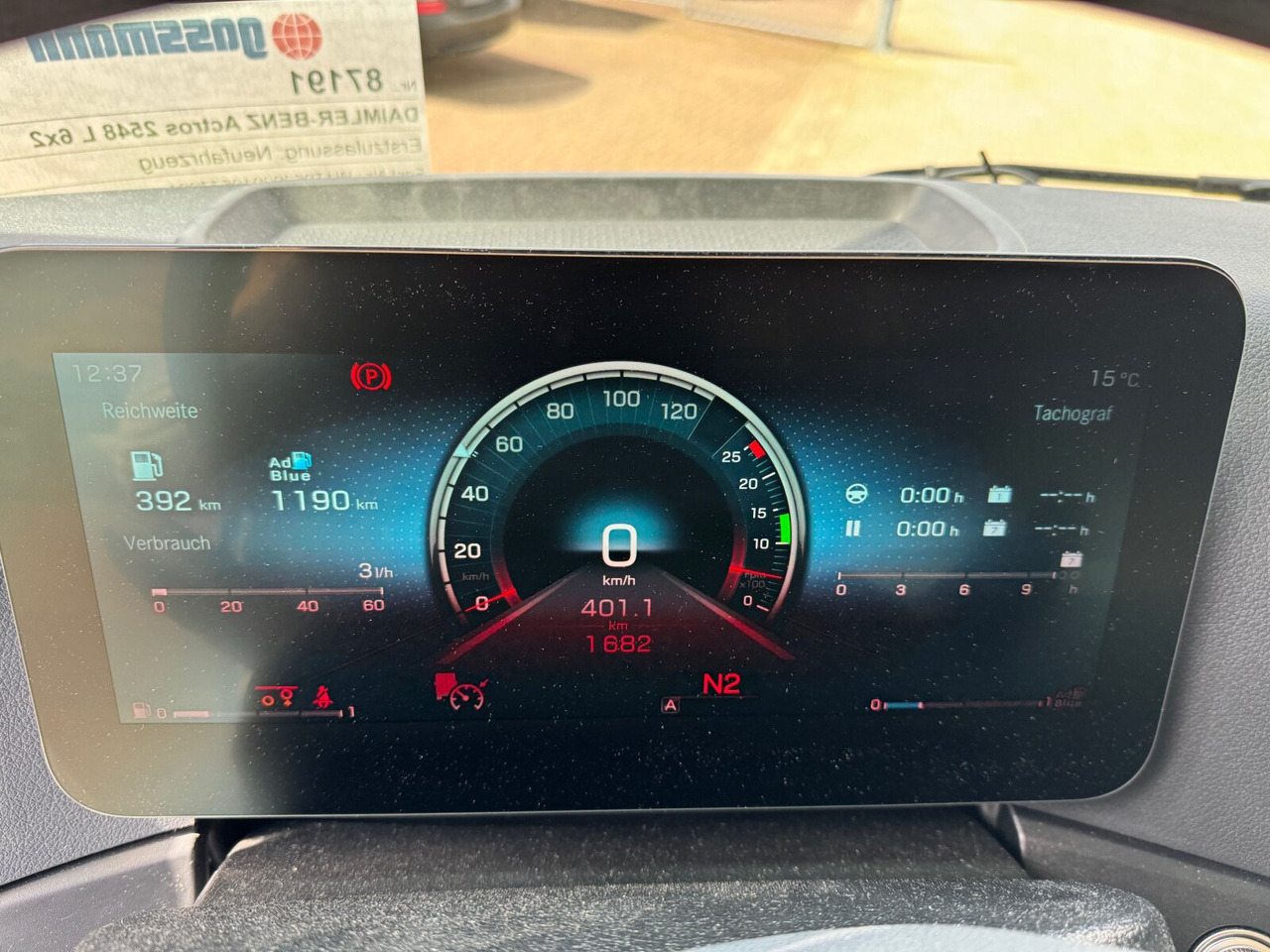 Mercedes-Benz Actros 2548 L 6x2 Actros 2548 L 6x2, Retarder, Lenk-/Liftachse, Navi, MirrorCam, MultimediaCockpit - Camión multibasculante: foto 5 Mercedes-Benz Actros 2548 L 6x2 Actros 2548 L 6x2, Retarder, Lenk-/Liftachse, Navi, MirrorCam, MultimediaCockpit - Camión multibasculante: foto 5