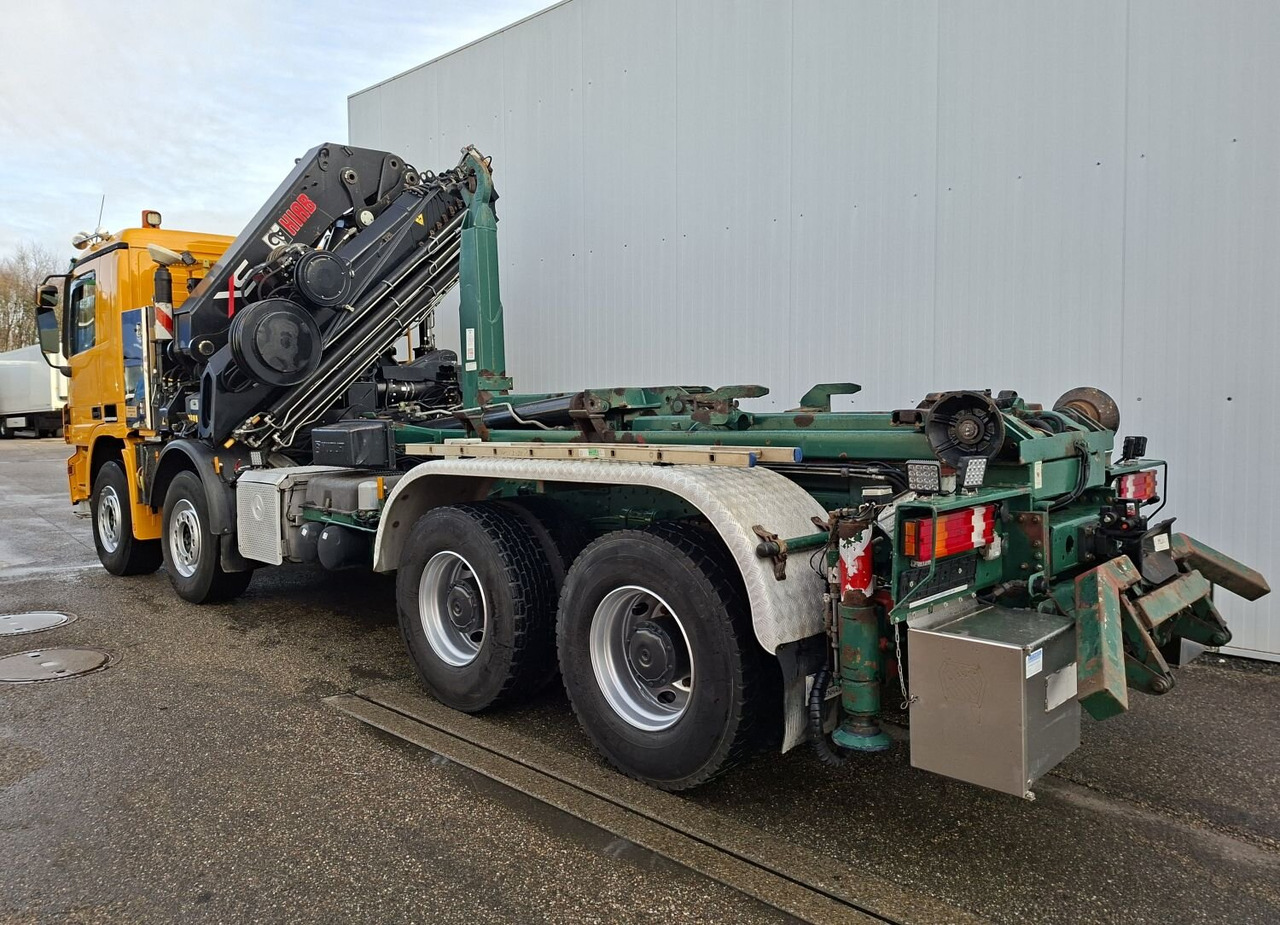 Camión multibasculante, Camión grúa Mercedes-Benz Actros 4146 K 8x4/4 Actros 4146 K 8x4/4, Retarder, Kran Hiab XS 477 E-7 HiPro, Seilwinde, 2x Funk: foto 12