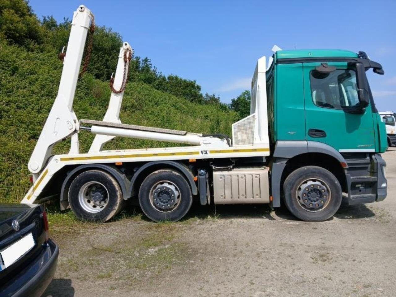 Mercedes-Benz Antos 2540 L 6x2 Antos 2540 L 6x2, Vorlaufachse lenk-,liftbar - Camión portacontenedor de cadenas: foto 5 Mercedes-Benz Antos 2540 L 6x2 Antos 2540 L 6x2, Vorlaufachse lenk-,liftbar - Camión portacontenedor de cadenas: foto 5