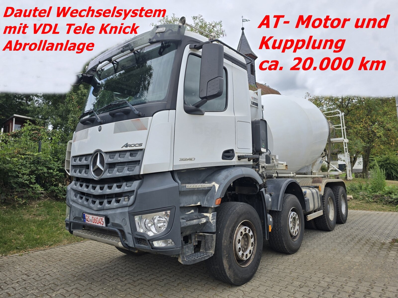 Mercedes-Benz Arocs 3240 8x4 Arocs 3240 8x4, 9 cbm Liebherr HTM 904 F - Camión hormigonera: foto 1 Mercedes-Benz Arocs 3240 8x4 Arocs 3240 8x4, 9 cbm Liebherr HTM 904 F - Camión hormigonera: foto 1