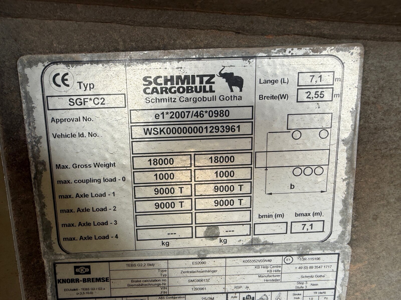 Schmitz Cargobull ZKI 18-4.9 ZKI 18-4.9, Alu-Bordwände, ca. 10m³ - Remolque volquete: foto 3 Schmitz Cargobull ZKI 18-4.9 ZKI 18-4.9, Alu-Bordwände, ca. 10m³ - Remolque volquete: foto 3