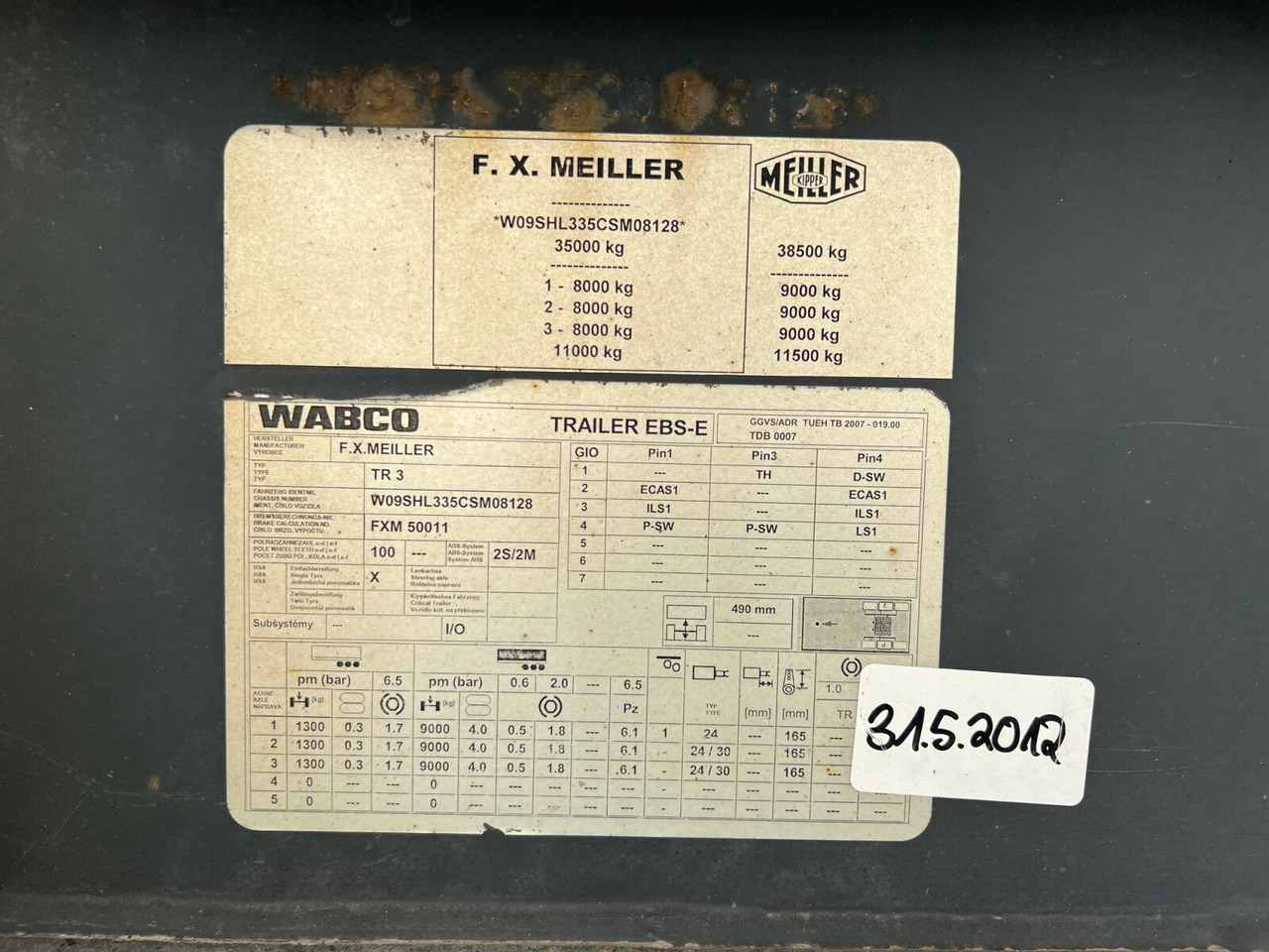 Meiller MHPS 12/27 MHPS 12/27 NOSS2, Stahlmulde ca. 26m³, Liftachse - Semirremolque: foto 3 Meiller MHPS 12/27 MHPS 12/27 NOSS2, Stahlmulde ca. 26m³, Liftachse - Semirremolque: foto 3