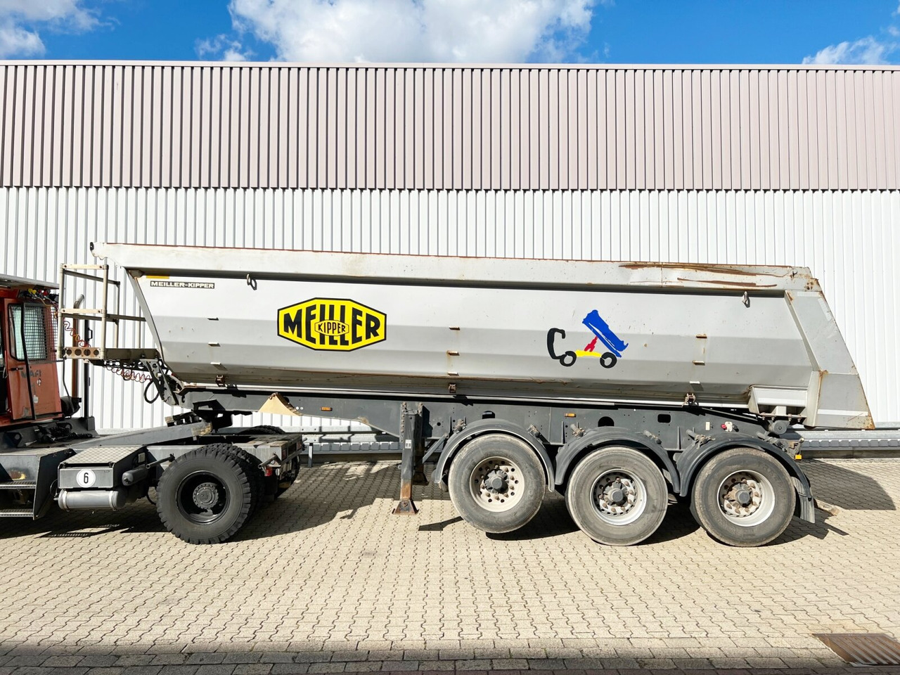Meiller MHPS 12/27 MHPS 12/27 NOSS2, Stahlmulde ca. 26m³, Liftachse - Semirremolque: foto 5 Meiller MHPS 12/27 MHPS 12/27 NOSS2, Stahlmulde ca. 26m³, Liftachse - Semirremolque: foto 5