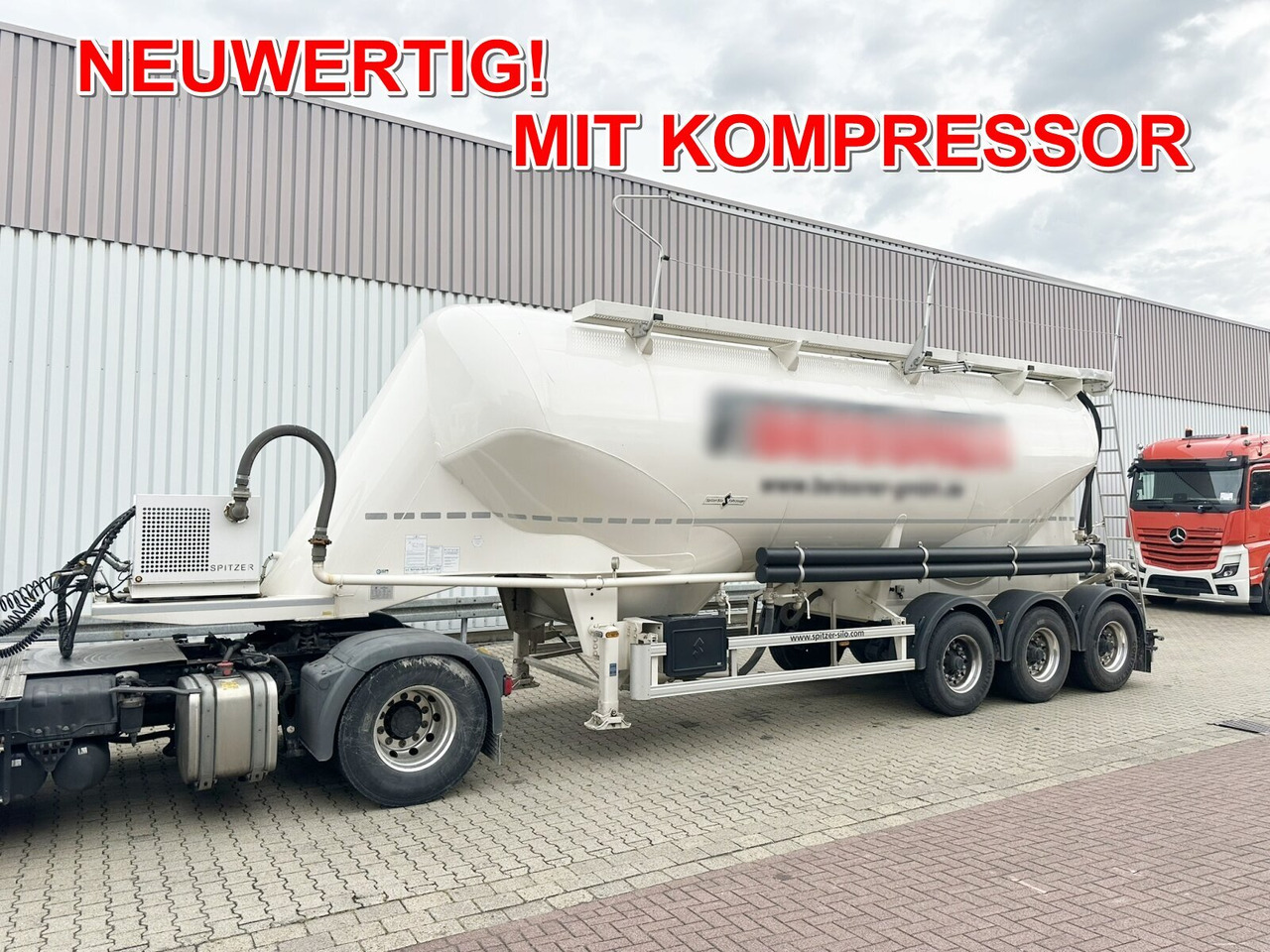 Spitzer SF 2739/2P SF 2739/2P Siloauflieger ca. 39m³, 2x Liftachse - Semirremolque silo: foto 1 Spitzer SF 2739/2P SF 2739/2P Siloauflieger ca. 39m³, 2x Liftachse - Semirremolque silo: foto 1