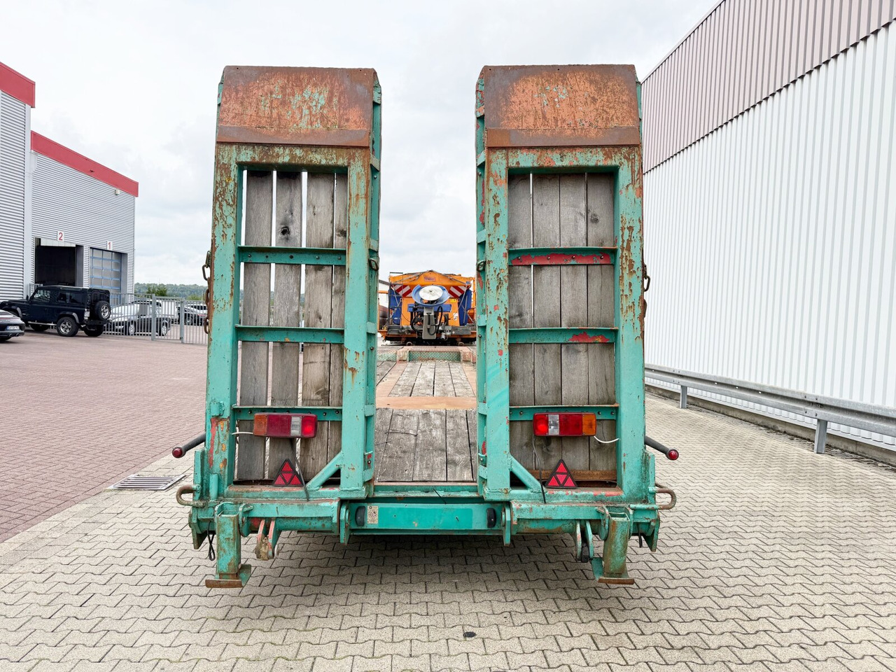 Remolque góndola rebajadas para transporte de equipos pesados TA 30 TA 30, hydr. Rampen: foto 7