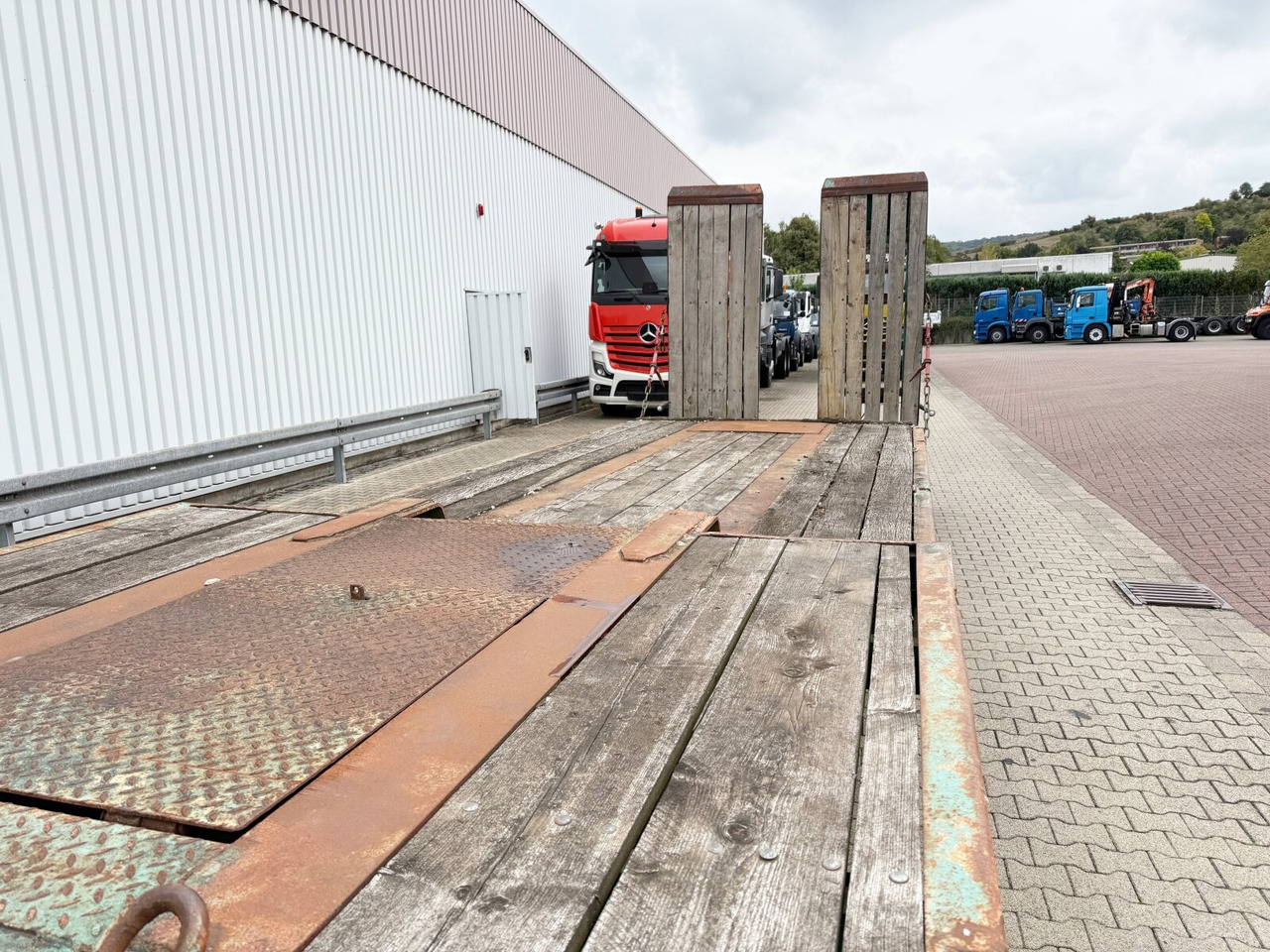 Remolque góndola rebajadas para transporte de equipos pesados TA 30 TA 30, hydr. Rampen: foto 11