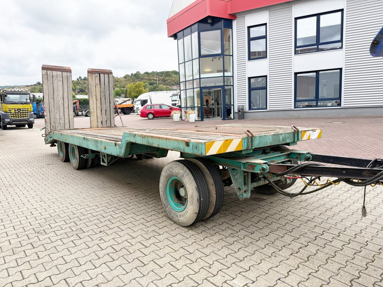 Remolque góndola rebajadas para transporte de equipos pesados TA 30 TA 30, hydr. Rampen: foto 9