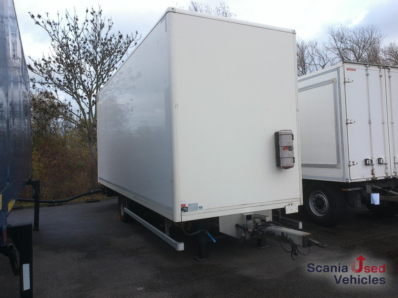 ACKERMANN 1-Achs ZAA mit LBW Dautel DL1500S - Remolque caja cerrada: foto 1 ACKERMANN 1-Achs ZAA mit LBW Dautel DL1500S - Remolque caja cerrada: foto 1