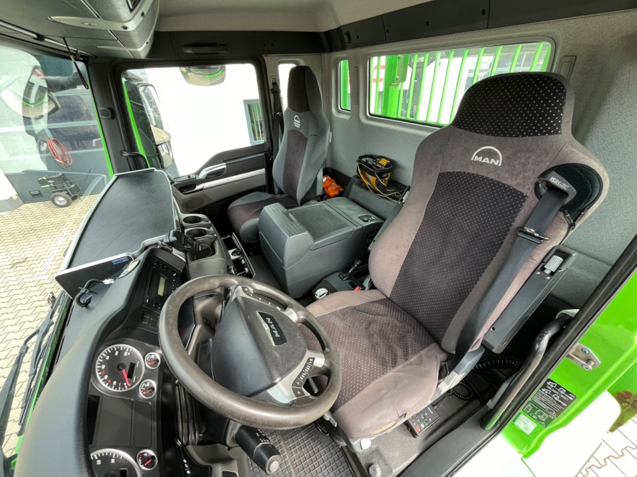 Camión caja abierta, Camión grúa MAN TGS 25.440 Baustoff Pritsche mit Atlas 165.2VE: foto 18