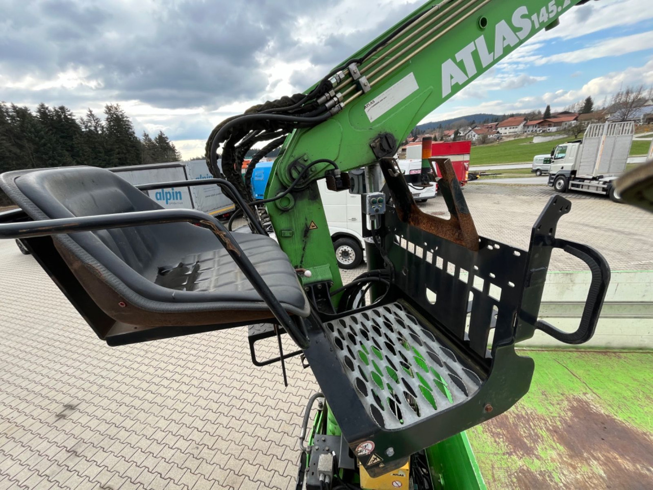 Camión caja abierta, Camión grúa MAN TGS 25.440 Baustoff Pritsche mit Atlas 165.2VE: foto 14