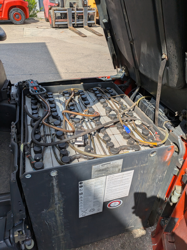 Carretilla elevadora eléctrica LINDE E20PHL-02 Elektro Triplex Kabine Heizung integriertes Ladegerät: foto 9