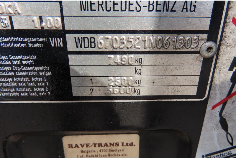 Furgón Mercedes-Benz Vario 812D: foto 17