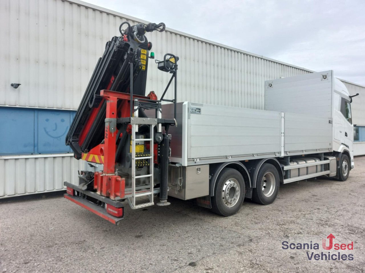 Camión caja abierta, Camión grúa DAF XG 530 FAN 6x2-4 PALFINGER PK 22002-EH D: foto 8