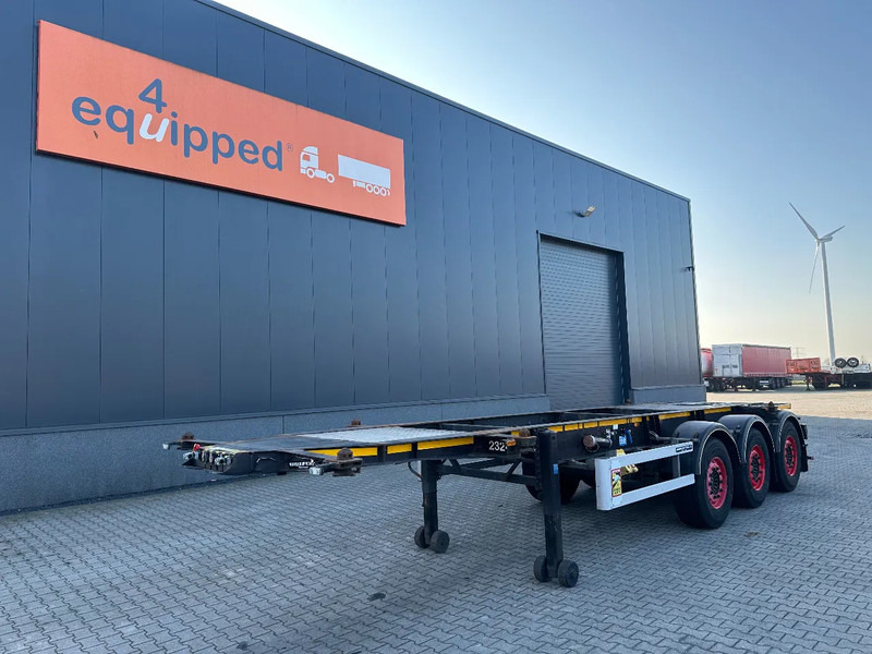 Burg 20FT + 20FT SWAP ADR (EX/II, EX/III, FL, AT) Chassis, empty weight: 3.690kg, SAF INTRADISC, 2x Liftaxle, NL-chassis - Semirremolque portacontenedore/ Intercambiable: foto 1 Burg 20FT + 20FT SWAP ADR (EX/II, EX/III, FL, AT) Chassis, empty weight: 3.690kg, SAF INTRADISC, 2x Liftaxle, NL-chassis - Semirremolque portacontenedore/ Intercambiable: foto 1