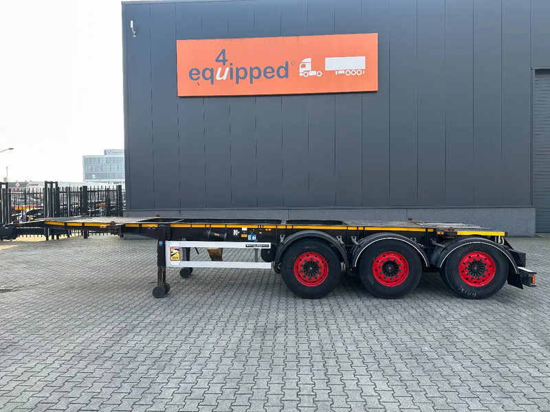 Burg 20FT ADR (EX/II, EX/III, FL, AT), Leergewicht: 3.690kg, SAF INTRADISC, 2x liftaxle, ALCOA, NL-Chassis - Semirremolque portacontenedore/ Intercambiable: foto 2 Burg 20FT ADR (EX/II, EX/III, FL, AT), Leergewicht: 3.690kg, SAF INTRADISC, 2x liftaxle, ALCOA, NL-Chassis - Semirremolque portacontenedore/ Intercambiable: foto 2