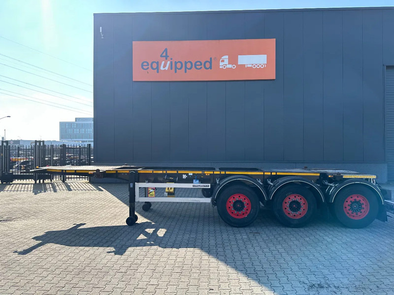 Burg 20FT ADR (EX/II, EX/III, FL, AT), empty weight: 3.690kg, SAF INTRADISC, 2x liftaxle, ALCOA, NL-Chassis - Semirremolque portacontenedore/ Intercambiable: foto 2 Burg 20FT ADR (EX/II, EX/III, FL, AT), empty weight: 3.690kg, SAF INTRADISC, 2x liftaxle, ALCOA, NL-Chassis - Semirremolque portacontenedore/ Intercambiable: foto 2