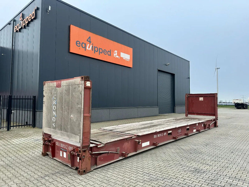 CIMC 40FT FLATRACK FLUSH FOLDING / CSC-test: 12/2027 / 10x available - Contenedor marítimo: foto 1 CIMC 40FT FLATRACK FLUSH FOLDING / CSC-test: 12/2027 / 10x available - Contenedor marítimo: foto 1